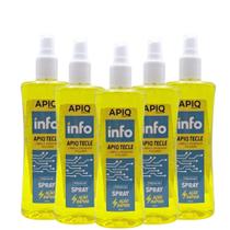 5 Spray Limpador De Teclado E Mouse 300 ML Apiq Info Tecle 5 Spray Limpador De Teclado E Mouse 300 ML Apiq Info Tecle