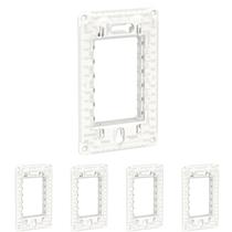 5 Suporte 4x2 P/ Placa - Schneider Orion Até 3 Módulos - Branco 5 Suporte 4x2 P/ Placa - Schneider Orion Até 3 Módulos - Branco