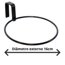 5 Suporte Anel Raiz 16 cm Treliça Para Vaso de Flor Planta horta vertical Auto Irrigável