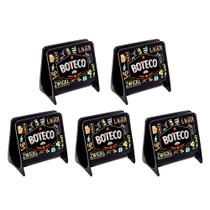 5 Suporte de Guardanapo Estampa de Boteco para Casa Bares e Restaurantes 5 Suporte de Guardanapo Estampa de Boteco para Casa Bares e Restaurantes