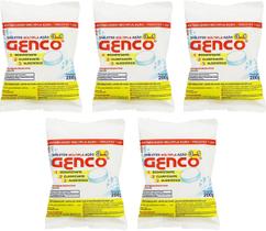 5 Tablete Pastilha Cloro Multipla Acao 3 em 1 T200 200g Genco