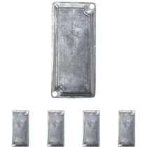 5 Tampa Cega P/condulete Fixo 1 Polegada Alumínio Sieg