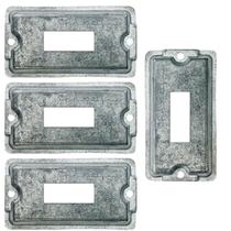 5 Tampa Condulete Fixo 1 Polegada Alumínio 1 Tecla Sieg