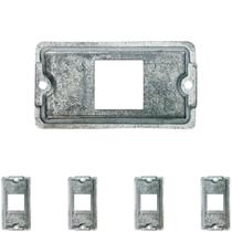 5 Tampa Condulete Fixo 2 Interruptor Tecla 1 Pol Sieg