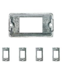 5 Tampa De Condulete 3/4 Furação 3 Tecla Alumínio Sieg