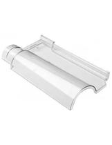 5 Telhas Portuguesa Transparente Policarbonato Plastelha