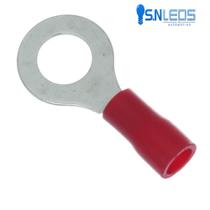 5 terminal olhal 6 awg 8mm preto pré isolado tech one ou vermelho 5 terminal olhal 6 awg 8mm preto pré isolado tech one ou vermelho