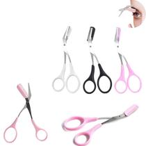 5 Tesoura desbaste Aparador Para Cilios E Sobrancelhas