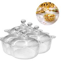 5 Tigela Caçarola com Tampa de Vidro 750 ml Cozinha 5 Tigela Caçarola com Tampa de Vidro 750 ml Cozinha