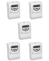 5 Timer Temporizador Digital Branco 100-240vca Rtst20 Coel