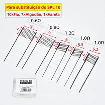5 tipo SPL 10 fio de resistência 1.0/1.2/0.6/0.8ohm kit peças acessórias de ferramenta de reparo