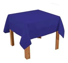 5 Toalha De Mesa Quadrada 1,50X1,50 Em Oxford Festa Buf Azul