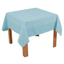 5 Toalhas Quadradas Oxford 1,50X1,50 Para Festas - Azul Bebê
