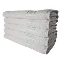5 Toalhas Super Gigante Grossa Abraça O Corpão 80x180 Egito Branco