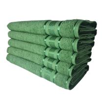 5 Toalhas Super Gigante Grossa Abraça O Corpão 80x180 Egito Verde