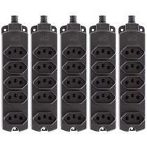 5 Tomada Barra 5 Posições Régua Extensão 20A Margirius