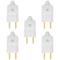 5 tomada plug Macho Prensa Cabo 2 Pinos finos 10a Margirius
