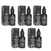 5 Tonico Crescimento Capilar Cavalo Da Raça Antiqueda 30ml