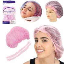 5 Touca Descartável Tnt Com Elástico Sanfonada Epi C/ Anvisa