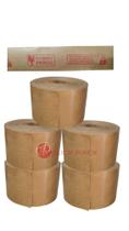 5 Un Fita gomada 80mm para canoa de fita gomada sem Reforço 1Kg 120m cada Cuidado Frágil