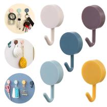 5 Un Gancho Cabide Plástico Adesivo Cozinha Banheiro Parede