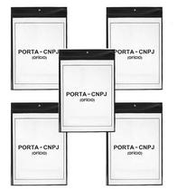 5 Un Porta Quadro Protetor Vertical A4 P/ Cartão Cnpj Alvará