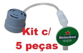 5 UN Tubo Chopeira Krups Beertender Heinek. Original com 5 Unidades