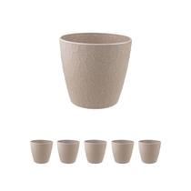 5 un Vaso plantas colmeia decorativo flor G CINZA