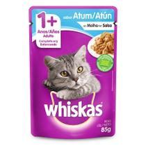 5 und Petisco Whiskas Sachê para Gatos Sabor Atum ao Molho 85 gr