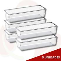 5 Uni Cesto Organizador Gaveta Multifuncional Empilhavel
