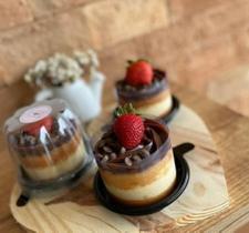 5 uni Embalagem mini panetone G690 - Ideal para Mini Bolo e cupcake