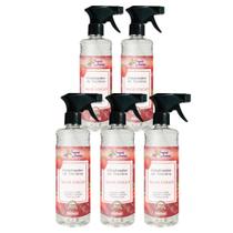 5 unid Odorizador Para Tecidos Elimina Odores Spray/borrifador 500ml Cada Tropical Aromas