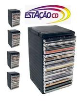 5 unid Porta Cd - Rack Newness Capacidade 16 Cds