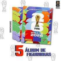 5 UNIDADES ÁLBUM DE FIGURINHAS COPA DO MUNDO OFICIAL FIFA 2026 Capa Brochura Futebol Seleção