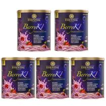 5 unidades BerryKi 300g cada - Frutas Vermelhas - Essential Nutrition 5 unidades BerryKi 300g cada - Frutas Vermelhas - Essential Nutrition