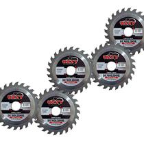 5 unidades do Disco Uzzy Demolidor para Serra Circular 4 ⅜ ou 110mm com 24 Dentes para Cortar Madeira 5 unidades do Disco Uzzy Demolidor para Serra Circular 4 ⅜ ou 110mm com 24 Dentes para Cortar Madeira