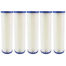 5 Unidades Elemento Filtrante Plissado 10 X 2 1/2 5 Micras