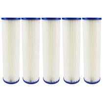 5 Unidades Elemento Filtrante Plissado 10 X 2 1/2 50 Micras