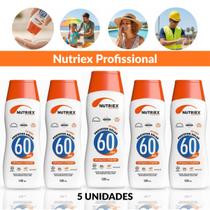 5 Unidades Protetor Solar Nutriex Fps60 Pele Saudável 120ml 5 Unidades Protetor Solar Nutriex Fps60 Pele Saudável 120ml