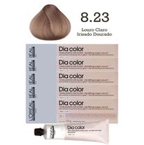 5 Unidades Tonalizante 8.23 Louro Claro Irisado Dourado Dia Color L'Oréal Professionnel