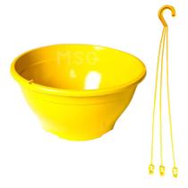 5 Vaso plastico Cuia 21 flores e plantas volume 2 Litros Coloridas com hastes alça para pendurar ara cactos e suculentas