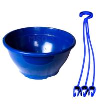 5 Vaso plastico Cuia 21 flores e plantas volume 2 Litros Coloridas com hastes alça para pendurar ara cactos e suculentas