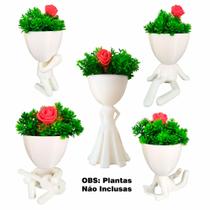 5 Vasos Bob Robert Plant Decoração Plantas E Suculentas - marxgreg3d