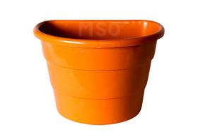 5 Vasos De Parede Meia Lua De 3 Litros Jardim Horta Vertical Varanda Externa Decoração