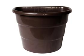 5 Vasos De Parede Meia Lua De 3 Litros Jardim Horta Vertical Varanda Externa Decoração