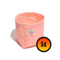 5 Vasos De Planta e Horta 7 Litros King Pot