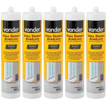 5 Veda Trinca Massa Vonder 300ml Vazamentos Poliestireno