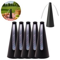5 Ventiladores Mesa Anti Moscas Repelente Insetos Portátil