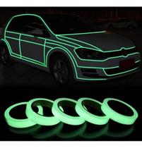 5 X Fita Adesiva Fosforescente Luminosa Brilha Escuro 10metr 5 X Fita Adesiva Fosforescente Luminosa Brilha Escuro 10metr