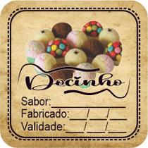 50 100 150 200 unidades adesivo etiqueta tag embalagem docinho brigadiero beijinho cajuzinho gurmet